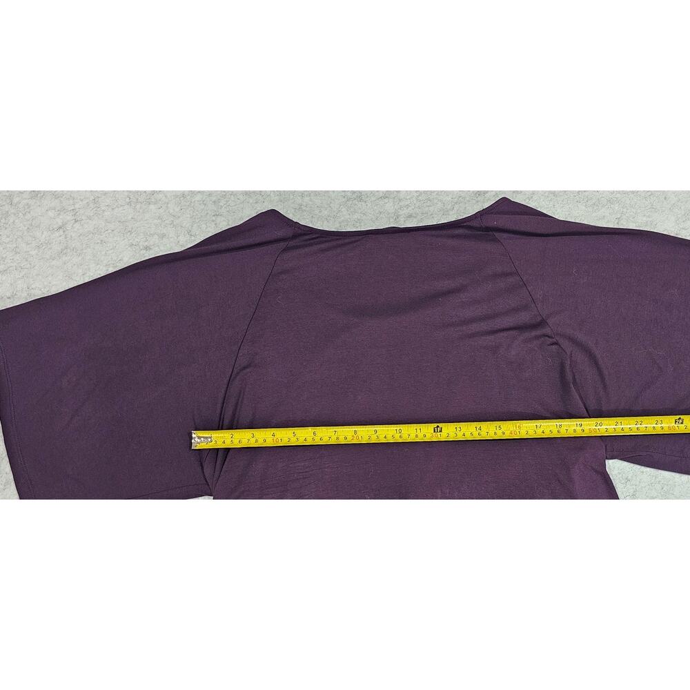 Karen Kane Twist Tie Shirt Top, Knot Front, Purple, Soft, Feminine, Womens Sz 3X - Picture 9 of 9